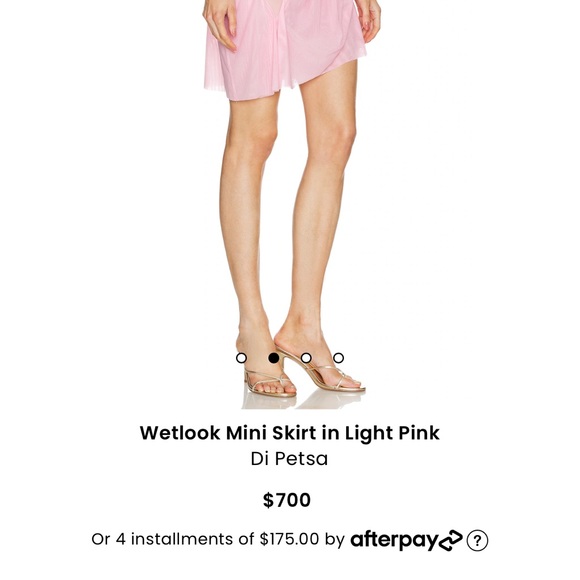 Di Petsa Wetlook skirt , worn for 3 hours - Picture 3 of 6